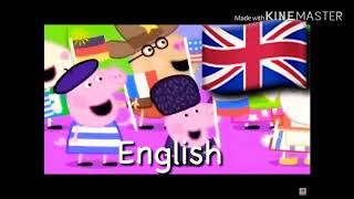 Peppa Pig Peace And Harmony Song in 9 languages [upl. by Mihar82]