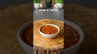 Trending recipe of Lehsun ki Chutney shorts chutney garlic recipe [upl. by Rudin]