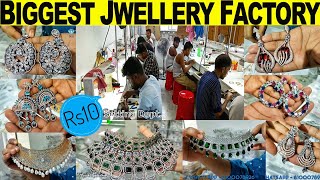 Biggest Jewellery Wholesale Market  Wholesale Jewellery Manufacturer  American Diamond Jewellery [upl. by Teufert]