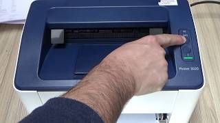 Xerox Phaser 3020  How to print Configuration amp Supplies Information [upl. by Ynnohj340]