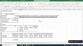 Regression Method of Forecasting Using Microsoft Excel [upl. by Anilag]