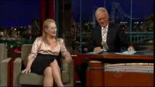 Meryl Streep on David Letterman CLIP 3 [upl. by Anitnatsnoc]