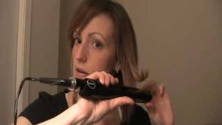 How to Flip Hair Using Hair Straightener Flat Iron [upl. by Eintihw211]