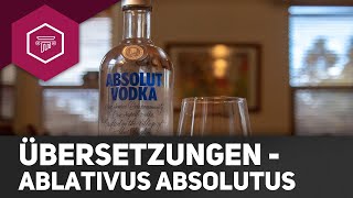 Ablativus Absolutus 3  Übersetzungsmöglichkeiten [upl. by Aniat]