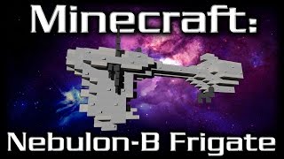 Minecraft Star Wars NebulonB FrigateTutorial 110th Scale [upl. by Adnolehs]