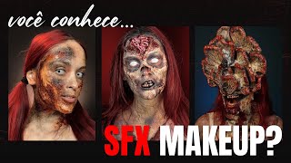 O QUE É SFX MAKEUP  O Segredo por Trás das Maquiagens de Terror [upl. by Bremer497]