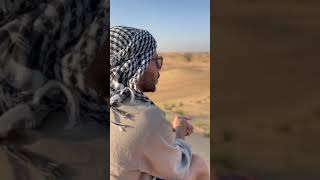 Mongolian throat singing  tuvan throat singing  khoomei style in the desert of Dubai [upl. by Idissak821]