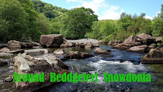 SNOWDONIA BEDDGELERT  CIRCULAR WALK  AFON GLASLYN Drone 4K [upl. by Cul767]