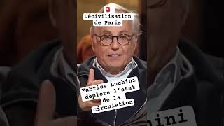 Fabrice Luchini déplore l’état de circulation à Paris et parle de «décivilisation » [upl. by Enailil]