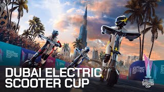 Electric Scooter Racing in Dubai  Introducing the Dubai Electric Scooter Cup [upl. by Eirrok827]