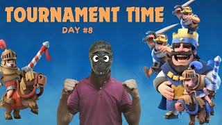 Clash Royale Zero to Hero F2P  Day 8  Trying Hard in Tournament [upl. by Bessy]