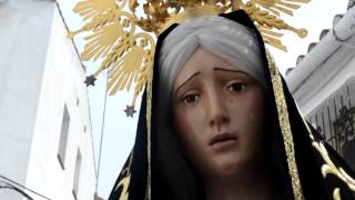 UNA VIRGEN QUE SE MUEVE Y BENDICE SALE EN PROCESIÓN EL VIERNES SANTO EN JUBRIQUE [upl. by Quickman]