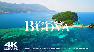 BUDVA 2024 🇲🇪 4K Drone Aerial Relaxation Film  Будва Montenegro Crna Gora Црна Гора [upl. by Buckley]