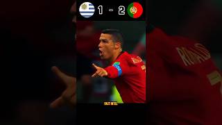 Uruguay🇺🇾 🆚Portugal🇵🇹 Semi Final portugal uruguay football urcristiano shortsvideoFactIntel [upl. by Ennywg130]