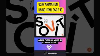 GSAP ANIMATION USING HTML CSS amp JAVASCRIPT  GSAP  GSAP Animation [upl. by Babb]