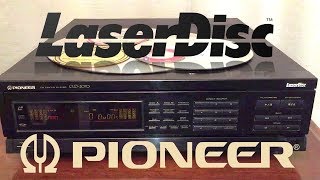 Laserdisc Player has a Hidden Drawer  Pioneer CLD2070 [upl. by Euhc]