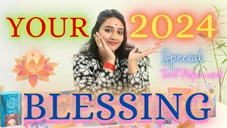 Your BIG BLESSING IN 2024 Psychic tarot reading 2024 Prediction tarot  Mamta Bhatane  Hindi [upl. by Aysab]