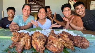 MUKBANG FRIED CHICKEN [upl. by Akemihs]