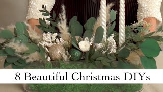 8 Beautiful Christmas DIYs [upl. by Terese346]