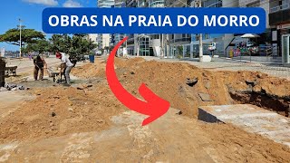 🚜Obras na Praia do Morro em Guarapari 2592024 [upl. by Vikky]