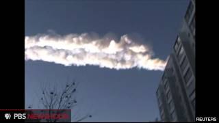 Meteor Blows Out Windows and Injures Hundreds in Siberia [upl. by Gascony]