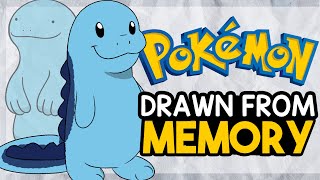 Drawing Pokemon From Memory amp Pokemon FUSIONS  With A TIME LIMIT [upl. by Plato874]