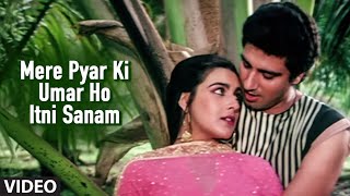 quotMere Pyaar Ki Umar Ho Itni Sanamquot Full Video  Waaris  Lata Mangeshkar  Amrita Singh Raj Babbar [upl. by Norreg]