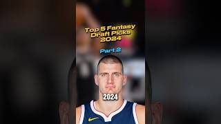 TOP 5 NBA FANTASY DRAFT PICKS nba fantasybasketball espnfantasy podcast viralshorts prizepicks [upl. by Esiocnarf]