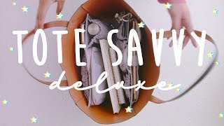 EASY Work Bag Organization ft ToteSavvy Deluxe  brittnyTV [upl. by Cly]