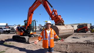 Truck loading Trucks  diggers for kids  construction trucks ramp [upl. by Ellehsram275]