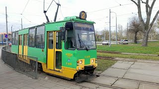 Konstal skład 105Na 148149 MPK Poznań  linia 2 [upl. by Adelina]