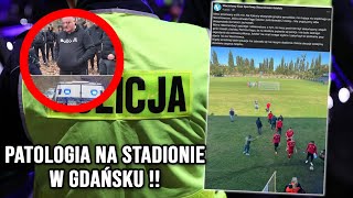 PATOLOGIA NA STADIONIE W GDAŃSKU  NIEPEŁNOSPRAWNE DZIECKO POBITE [upl. by Dunseath665]