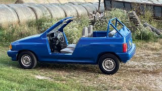 Beach car built from 92 Ford Festiva [upl. by Chace]