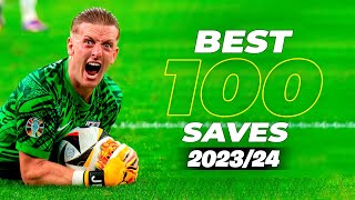 Best 100 Goalkeeper Saves 2024 HD  4 [upl. by Scrogan365]