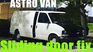 Chevrolet Astro van sliding door fix lock mechanism and rod assembly explained EASY DIY 🚐 ￼ [upl. by Michale]