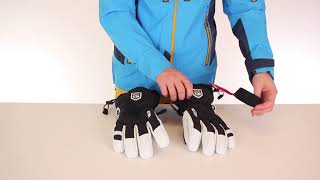 Hestra Army Leather Heli Ski Gloves  Full Product Presentation amp Demonstration [upl. by Kiel459]