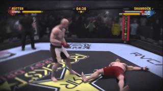 EA Sports MMA Bas Rutten KO [upl. by Norbel]