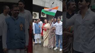 tanisha Mukherjee celebrate 78th independence day in Kamala Mills [upl. by Ressler]