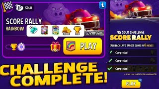 Rainbow solo challenge✅2150 points score rally solo challengematch master [upl. by Retrac9]