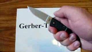 Gerber LST Knife 2206009 Demonstration [upl. by Iaras]