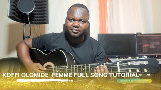 Koffi Olomide  Femme Full Song Tutorial Part 1 With Ngoy Kabangwa [upl. by Essa293]