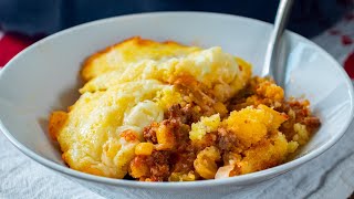 Texas Tamale Pie Recipe [upl. by Lydell815]