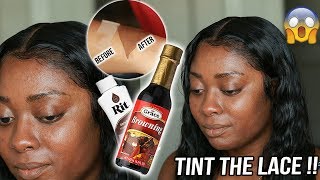 CLIENT SERIES TINT amp MELT lace front wig TUTORIAL for DARK Skin girls ft divaswigs [upl. by Yenots781]