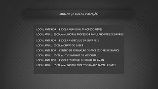 Eleições 2024 Local de Votação [upl. by Latta]