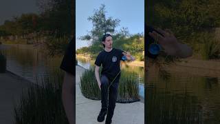 🦵 Leg Combo at the Riverwalk 🏞️ yoyo skills toy river summer nature shorts tricks [upl. by Brown]