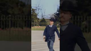 Theodore Roosevelt in 1897  Restored Footage [upl. by Hayes]