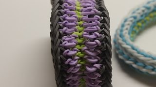 NEW Infusion Bracelet Tutorial on the Rainbow Loom [upl. by Netnert]