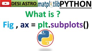 Python Data Visualization A Comprehensive Tutorial on fig ax  pltsubplots in Matplotlib [upl. by Scholz]