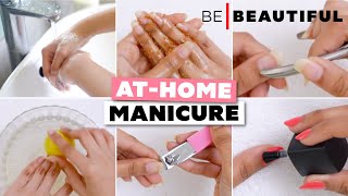 How to Do Salon Style Manicure At Home  Step by Step Tutorial  Be Beautiful [upl. by Sage]