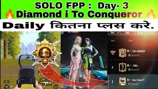 Day 3  Solo Fpp Rank Push For Conqueror  Platinum To Solo Fpp Conqueror Tips amp Tricks Season C7S19 [upl. by Forrester]